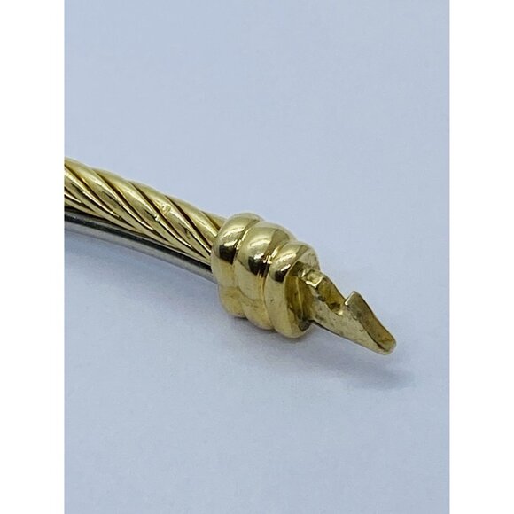 David Yurman Two-Tone Gold and Silver Necklace - Picture 13 of 16